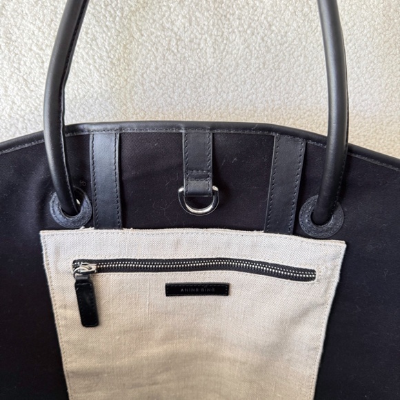 ANINE BING Taylin Linen Tote Bag - Picture 2 of 4
